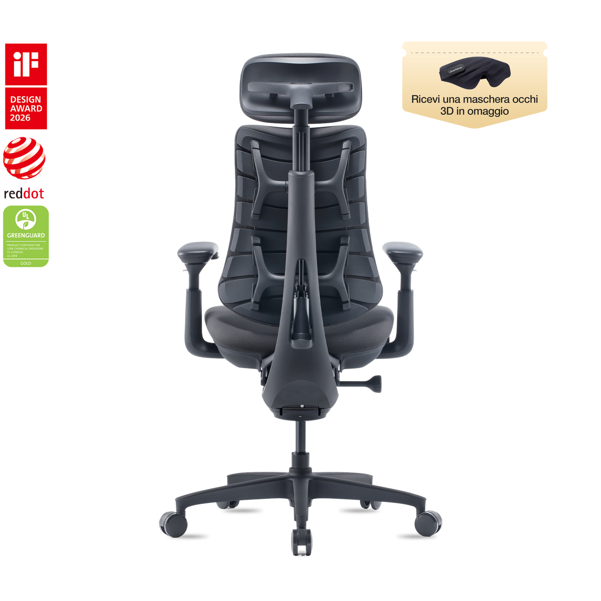 Sedie ergonomica dinamica LiberNovo Omni e Omni Gen
