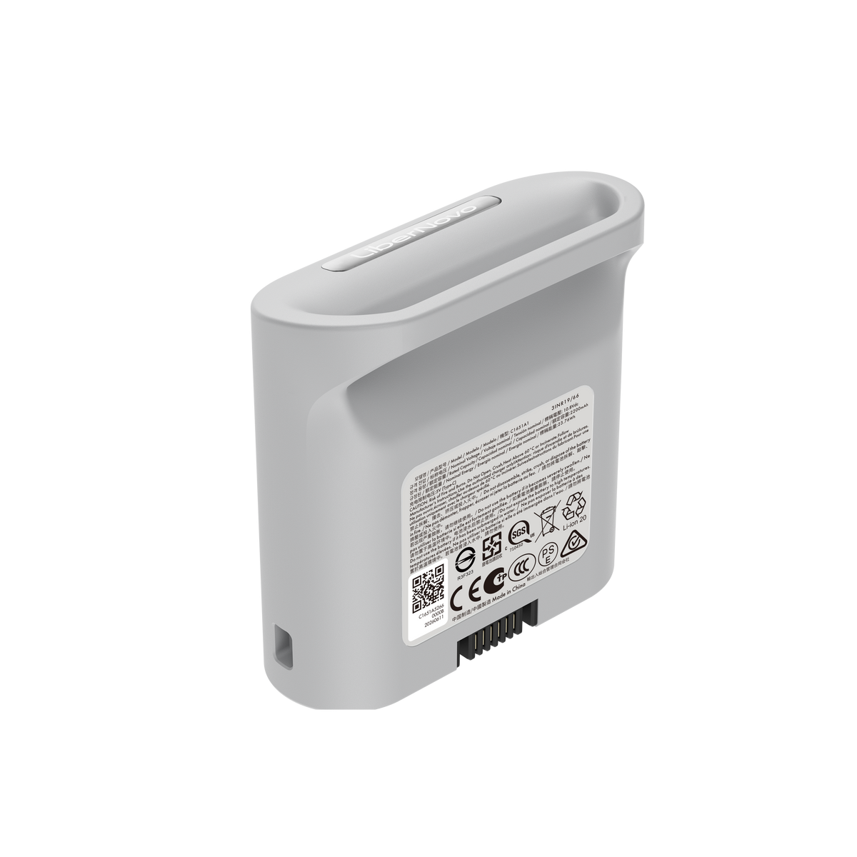 Batteria ricaricabile LiberNovo per supporto lombare, stretching della colonna vertebrale e ventilazione
