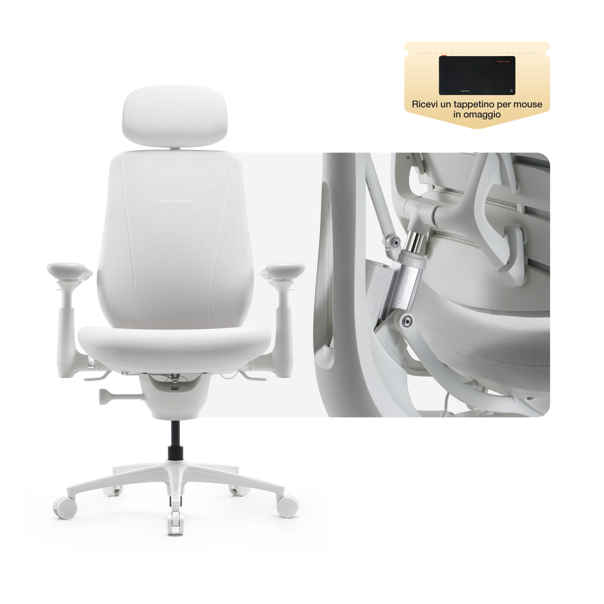 Sedia ergonomica dinamica LiberNovo Maxis
