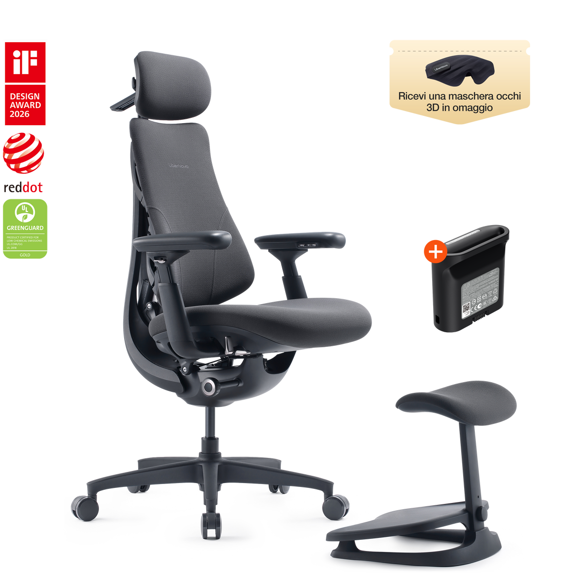 Sedie ergonomica dinamica LiberNovo Omni e Omni Gen
