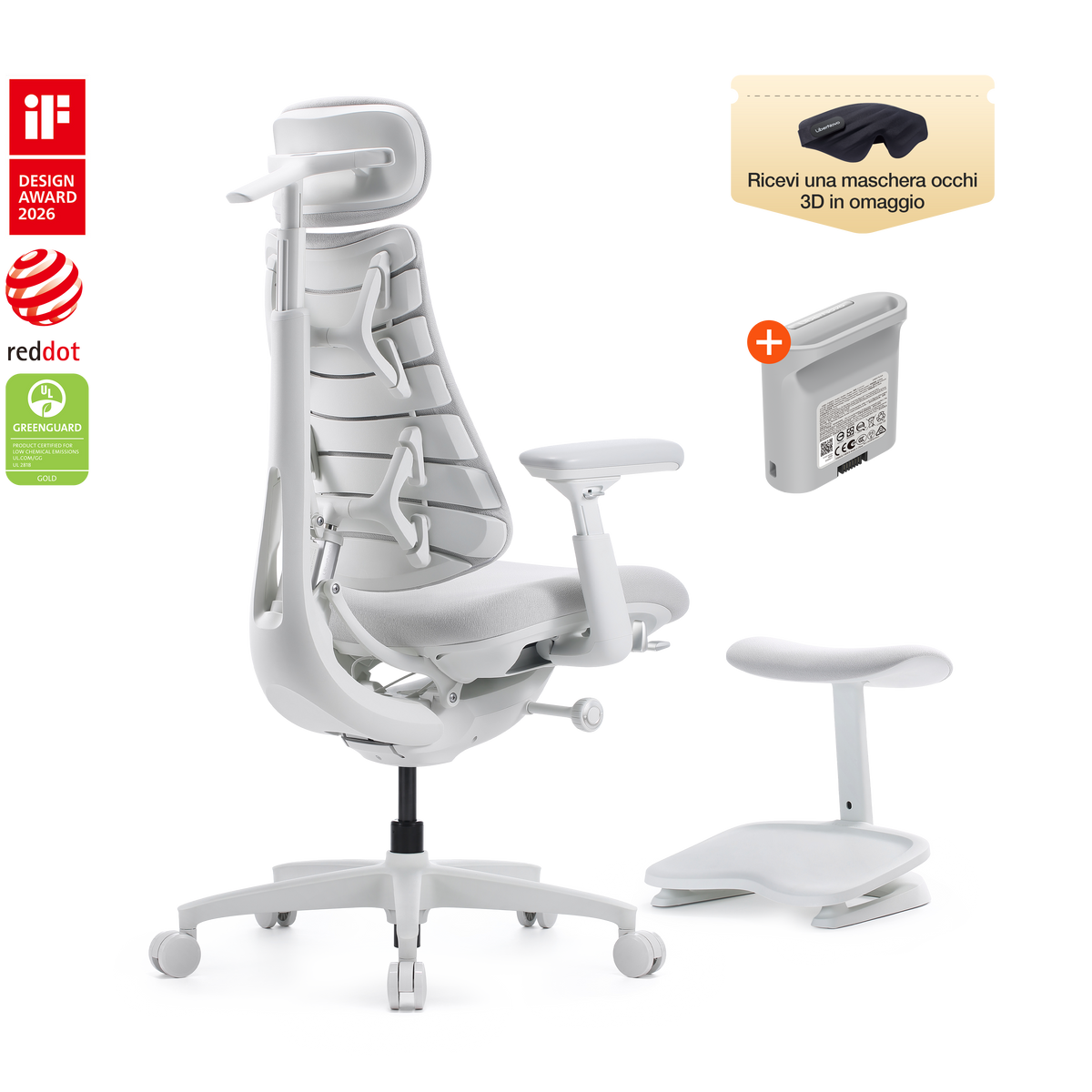 Sedie ergonomica dinamica LiberNovo Omni e Omni Gen

