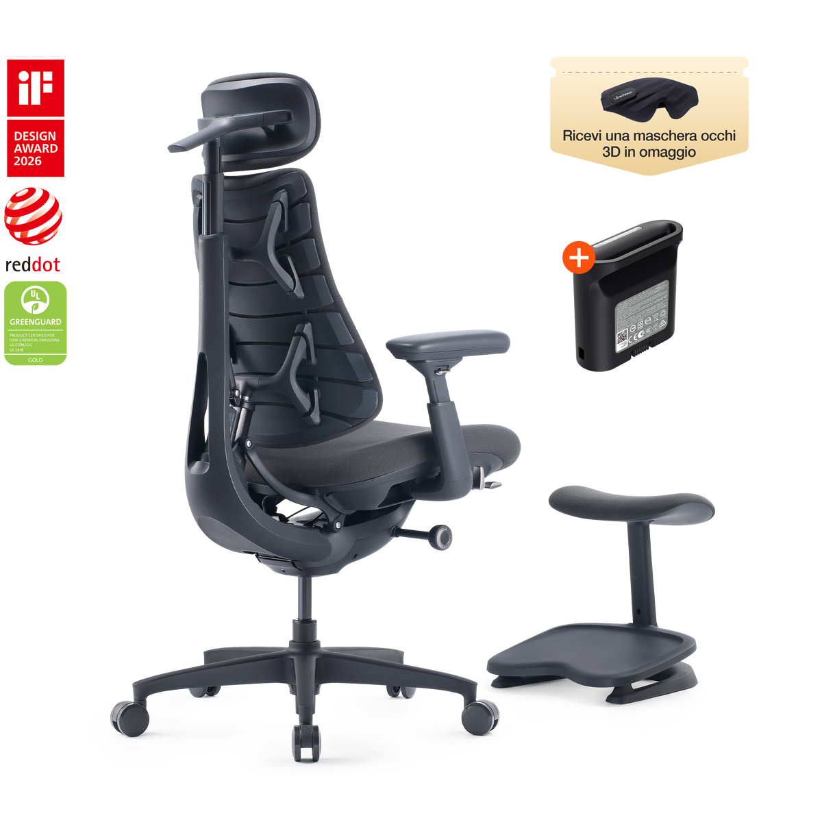 Sedie ergonomica dinamica LiberNovo Omni e Omni Gen
