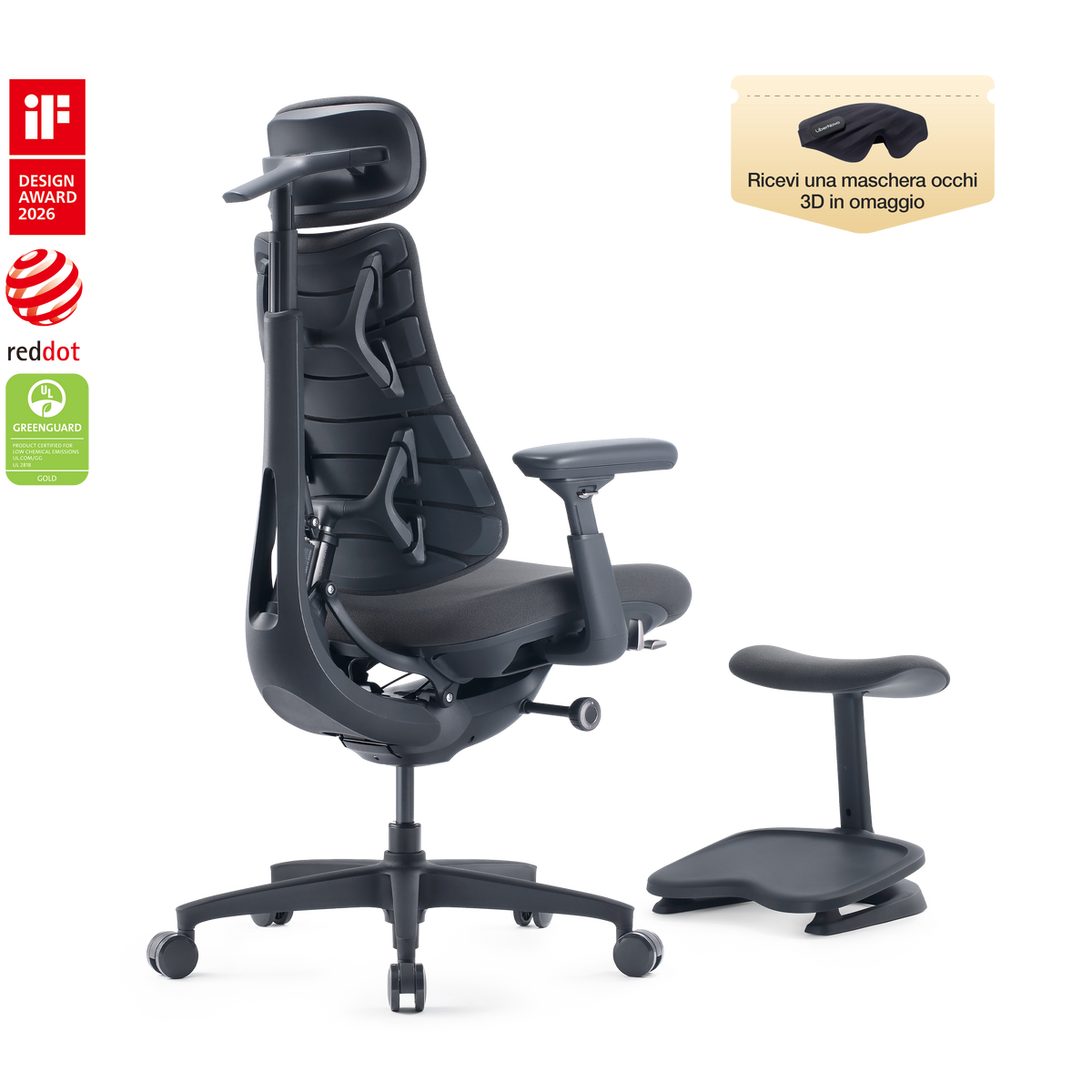 Sedie ergonomica dinamica LiberNovo Omni e Omni Gen
