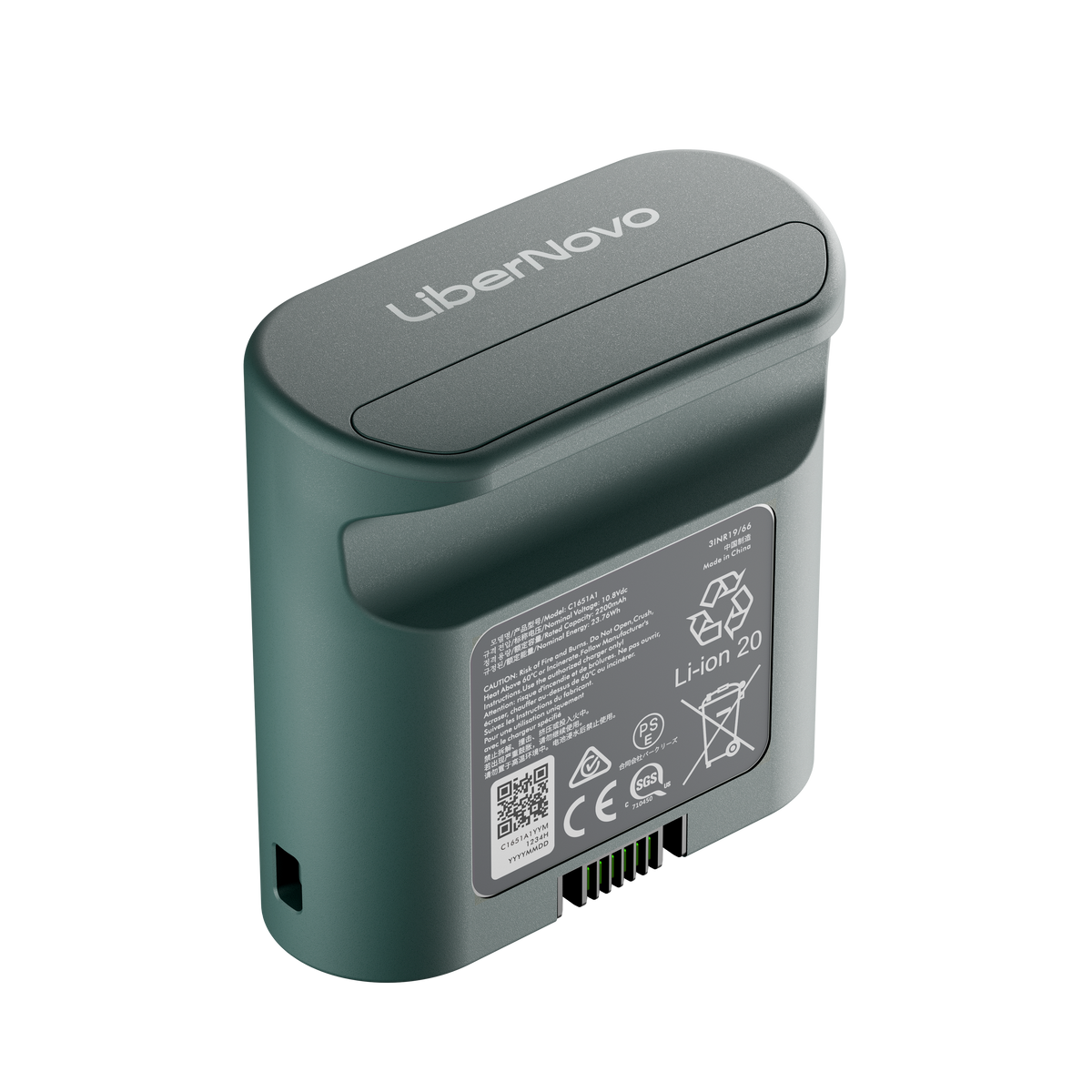 Batteria ricaricabile LiberNovo per supporto lombare, stretching della colonna vertebrale e ventilazione
